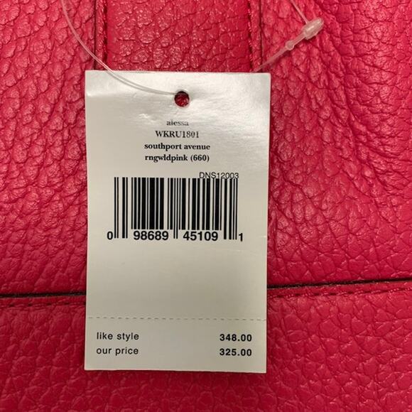 NWT KATE SPADE Alesa Southport Avenue Ringwald Pink Leather Bag - Picture 11 of 11